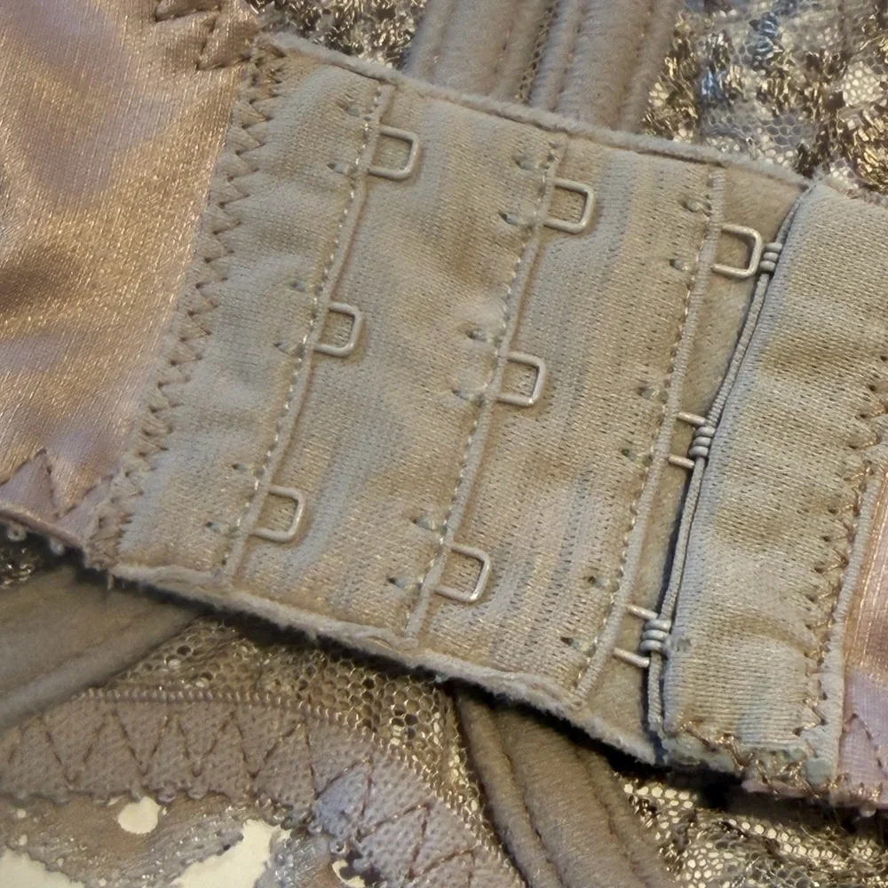 Empreinte 32F Cassiopee 07151 Embroidered French Lace Unlined Bra Rose Savauge - Picture 14 of 16